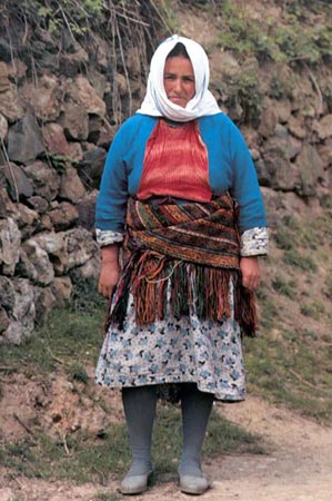 Gümüşhane kadin kiyafeti Şal kuşaklık, günlük giysi