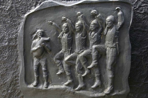 Rize tarihi kültürü horon heykeli