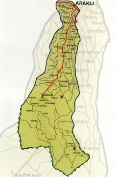 Arakl haritas